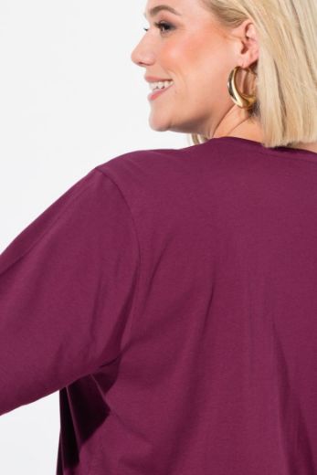Moda za polnejše Majica V izrez Basic plus velikost, xxl, Ulla Popken in Johann Popken (JP1880)