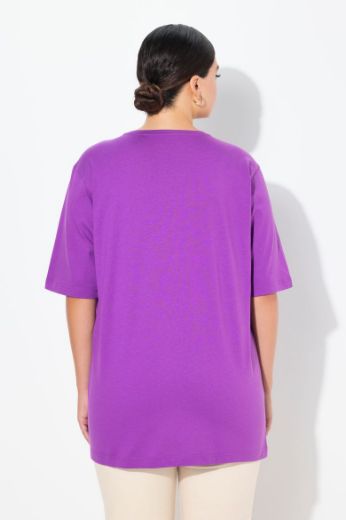 Moda za polnejše Majica V izrez Basic plus velikost, xxl, Ulla Popken in Johann Popken (JP1880)