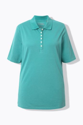 Moda za polnejše Majica Polo kratki rukavi plus velikost, xxl, Ulla Popken in Johann Popken (JP1880)