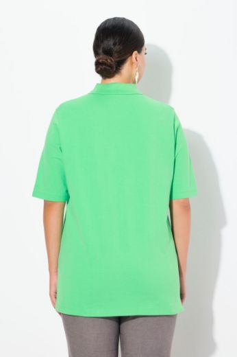 Moda za polnejše Majica Polo kratki rukavi plus velikost, xxl, Ulla Popken in Johann Popken (JP1880)