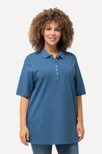 Moda za polnejše Majica Polo kratki rukavi plus velikost, xxl, Ulla Popken in Johann Popken (JP1880)
