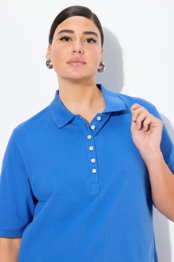 Moda za polnejše Majica Polo kratki rukavi plus velikost, xxl, Ulla Popken in Johann Popken (JP1880)