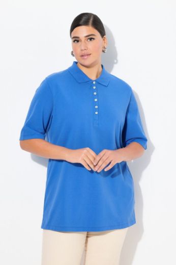 Moda za polnejše Majica Polo kratki rukavi plus velikost, xxl, Ulla Popken in Johann Popken (JP1880)