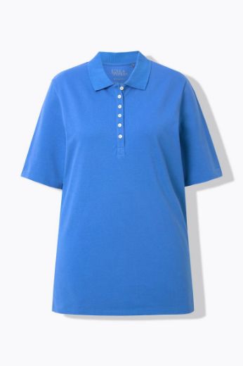 Moda za polnejše Majica Polo kratki rukavi plus velikost, xxl, Ulla Popken in Johann Popken (JP1880)