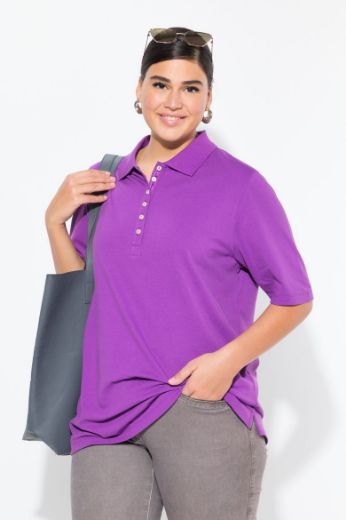 Moda za polnejše Majica Polo kratki rukavi plus velikost, xxl, Ulla Popken in Johann Popken (JP1880)