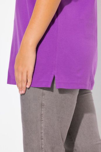 Moda za polnejše Majica Polo kratki rukavi plus velikost, xxl, Ulla Popken in Johann Popken (JP1880)
