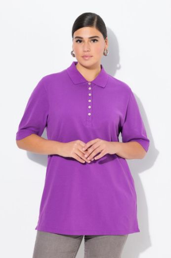 Moda za polnejše Majica Polo kratki rukavi plus velikost, xxl, Ulla Popken in Johann Popken (JP1880)