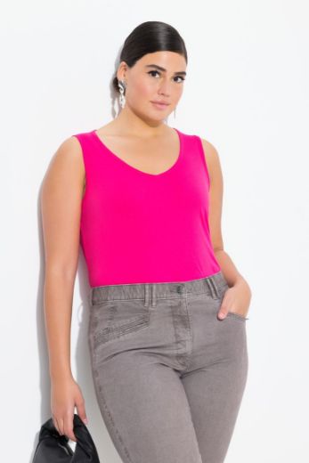 Moda za polnejše Top V ovratnika plus velikost, xxl, Ulla Popken in Johann Popken (JP1880)
