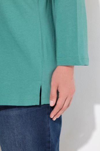 Moda za polnejše Majica Basic dugi rukavi plus velikost, xxl, Ulla Popken in Johann Popken (JP1880)