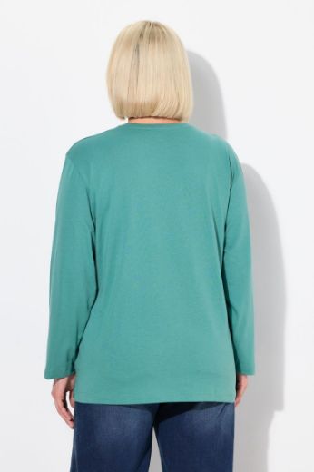 Moda za polnejše Majica Basic dugi rukavi plus velikost, xxl, Ulla Popken in Johann Popken (JP1880)