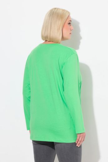 Moda za polnejše Majica Basic dugi rukavi plus velikost, xxl, Ulla Popken in Johann Popken (JP1880)