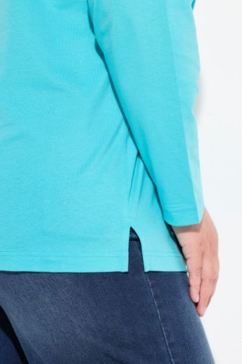 Moda za polnejše Majica Basic dugi rukavi plus velikost, xxl, Ulla Popken in Johann Popken (JP1880)