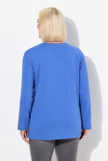 Moda za polnejše Majica Basic dugi rukavi plus velikost, xxl, Ulla Popken in Johann Popken (JP1880)