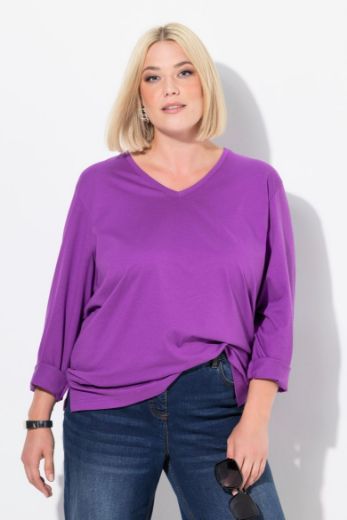 Moda za polnejše Majica Basic dugi rukavi plus velikost, xxl, Ulla Popken in Johann Popken (JP1880)