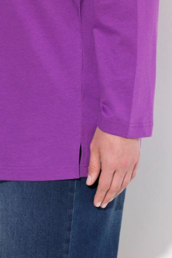 Moda za polnejše Majica Basic dugi rukavi plus velikost, xxl, Ulla Popken in Johann Popken (JP1880)
