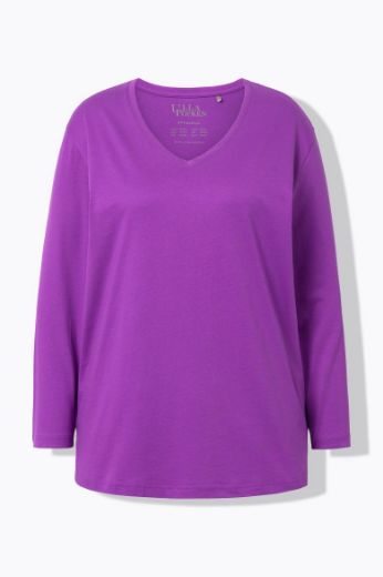 Moda za polnejše Majica Basic dugi rukavi plus velikost, xxl, Ulla Popken in Johann Popken (JP1880)