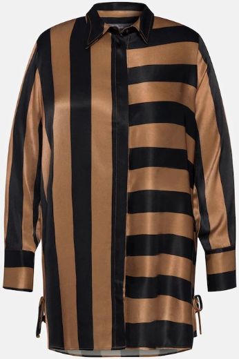 Moda za polnejše Košulja s okomitim i vodoravnim prugama plus velikost, xxl, Ulla Popken in Johann Popken (JP1880)