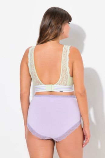 Moda za polnejše Grudnjak sportski minimizer s dodatkom ukrasne čipke plus velikost, xxl, Ulla Popken in Johann Popken (JP1880)