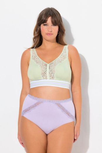 Moda za polnejše Grudnjak sportski minimizer s dodatkom ukrasne čipke plus velikost, xxl, Ulla Popken in Johann Popken (JP1880)
