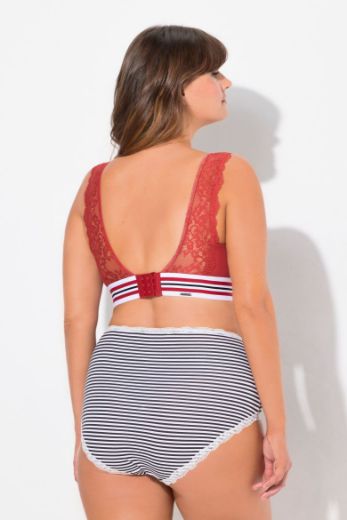 Moda za polnejše Grudnjak sportski minimizer s dodatkom ukrasne čipke plus velikost, xxl, Ulla Popken in Johann Popken (JP1880)