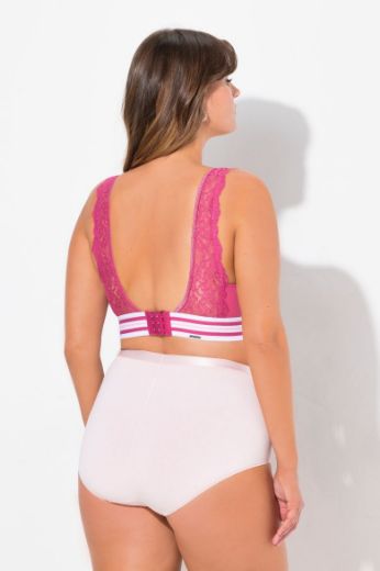 Moda za polnejše Grudnjak sportski minimizer s dodatkom ukrasne čipke plus velikost, xxl, Ulla Popken in Johann Popken (JP1880)