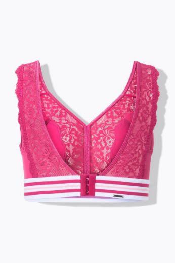 Moda za polnejše Grudnjak sportski minimizer s dodatkom ukrasne čipke plus velikost, xxl, Ulla Popken in Johann Popken (JP1880)