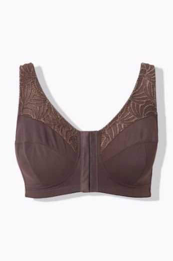 Moda za polnejše Grudnjak Kelly s prednjim kopčanjem plus velikost, xxl, Ulla Popken in Johann Popken (JP1880)