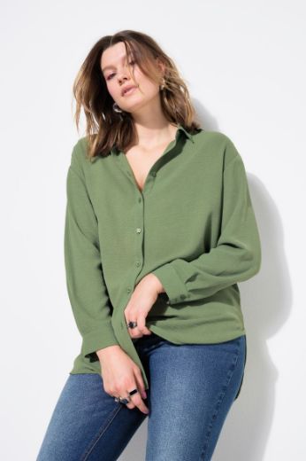 Moda za polnejše Bluza krep plus velikost, xxl, Ulla Popken in Johann Popken (JP1880)