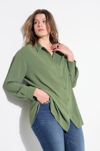 Moda za polnejše Bluza krep plus velikost, xxl, Ulla Popken in Johann Popken (JP1880)