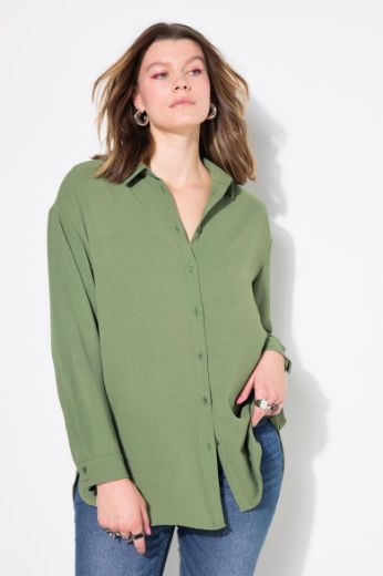 Moda za polnejše Bluza krep plus velikost, xxl, Ulla Popken in Johann Popken (JP1880)