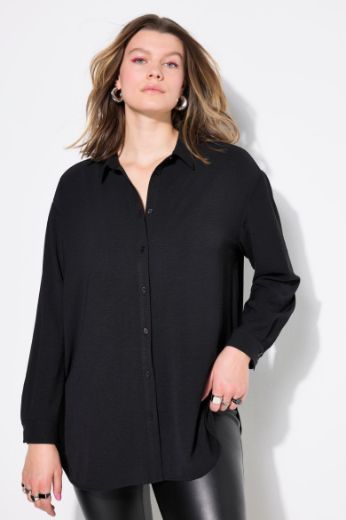 Moda za polnejše Bluza krep plus velikost, xxl, Ulla Popken in Johann Popken (JP1880)