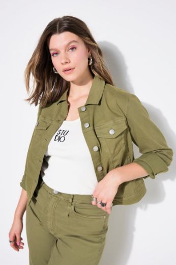 Moda za polnejše Jakna traper kraćeg kroja plus velikost, xxl, Ulla Popken in Johann Popken (JP1880)