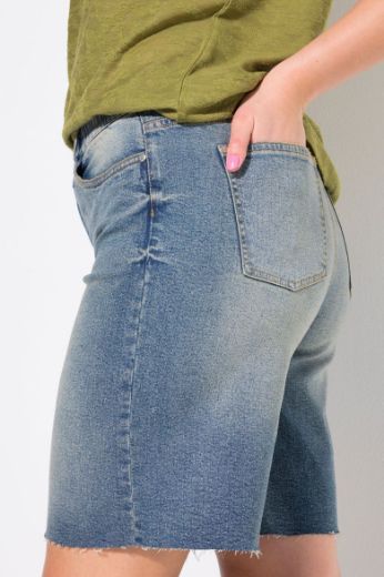Moda za polnejše Traperice bermude širokih nogavica plus velikost, xxl, Ulla Popken in Johann Popken (JP1880)