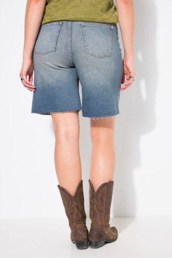 Moda za polnejše Traperice bermude širokih nogavica plus velikost, xxl, Ulla Popken in Johann Popken (JP1880)