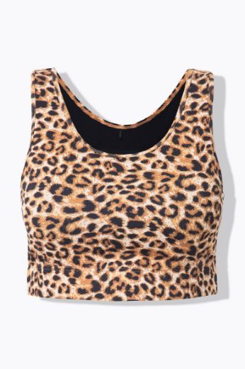 Moda za polnejše Grudnjak sportski s leopard uzorkom plus velikost, xxl, Ulla Popken in Johann Popken (JP1880)
