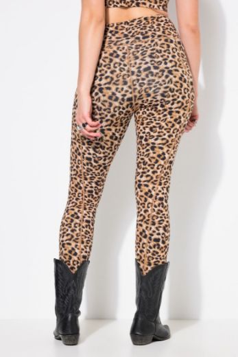 Moda za polnejše Tajice sportske s leopard uzorkom plus velikost, xxl, Ulla Popken in Johann Popken (JP1880)