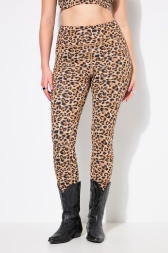 Moda za polnejše Tajice sportske s leopard uzorkom plus velikost, xxl, Ulla Popken in Johann Popken (JP1880)