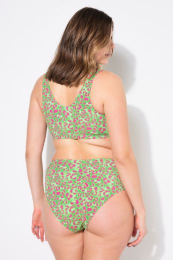 Moda za polnejše Kupaći kostim gornji dio s leopard uzorkom plus velikost, xxl, Ulla Popken in Johann Popken (JP1880)