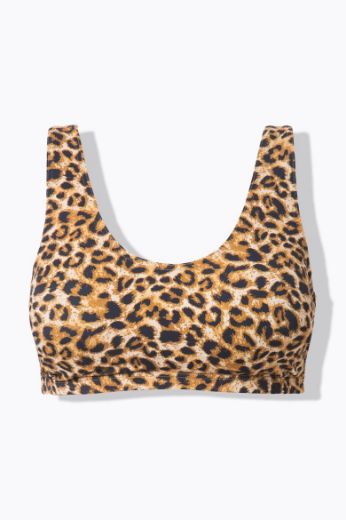 Moda za polnejše Kupaći kostim gornji dio s leopard uzorkom plus velikost, xxl, Ulla Popken in Johann Popken (JP1880)