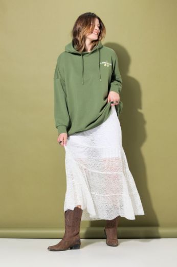Moda za polnejše Suknja A kroja na volane plus velikost, xxl, Ulla Popken in Johann Popken (JP1880)
