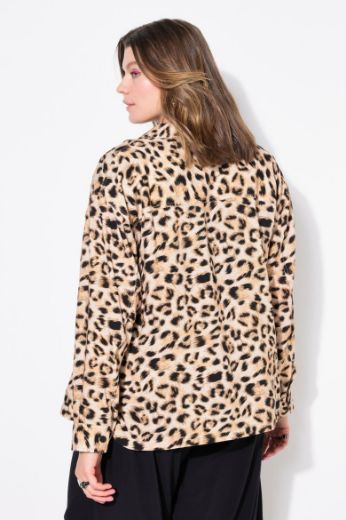 Moda za polnejše Košulja dugih rukava s leopard uzorkom plus velikost, xxl, Ulla Popken in Johann Popken (JP1880)