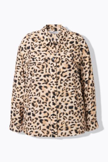 Moda za polnejše Košulja dugih rukava s leopard uzorkom plus velikost, xxl, Ulla Popken in Johann Popken (JP1880)