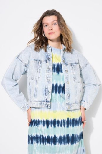 Moda za polnejše Jakna od trapera plus velikost, xxl, Ulla Popken in Johann Popken (JP1880)