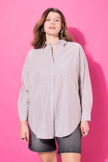 Moda za polnejše Košulja dugih rukava šireg kroja plus velikost, xxl, Ulla Popken in Johann Popken (JP1880)