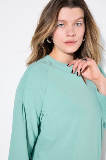 Moda za polnejše Bluza 3/4 rukava A kroja plus velikost, xxl, Ulla Popken in Johann Popken (JP1880)