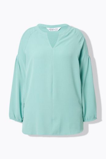 Moda za polnejše Bluza 3/4 rukava A kroja plus velikost, xxl, Ulla Popken in Johann Popken (JP1880)