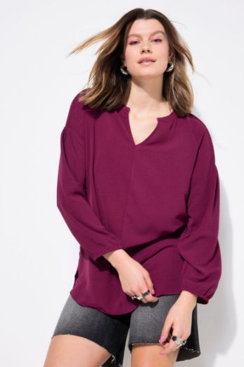 Moda za polnejše Bluza 3/4 rukava A kroja plus velikost, xxl, Ulla Popken in Johann Popken (JP1880)