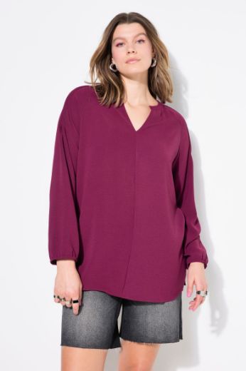 Moda za polnejše Bluza 3/4 rukava A kroja plus velikost, xxl, Ulla Popken in Johann Popken (JP1880)