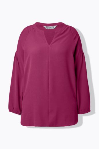 Moda za polnejše Bluza 3/4 rukava A kroja plus velikost, xxl, Ulla Popken in Johann Popken (JP1880)