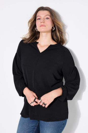 Moda za polnejše Bluza 3/4 rukava A kroja plus velikost, xxl, Ulla Popken in Johann Popken (JP1880)